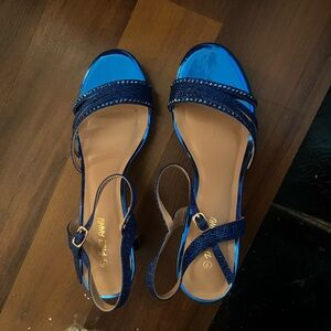 Elegant Blue Women's Sandals